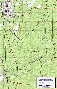 Trail-Between-Lakes 04 topographic trail map at 1:24,000 scale